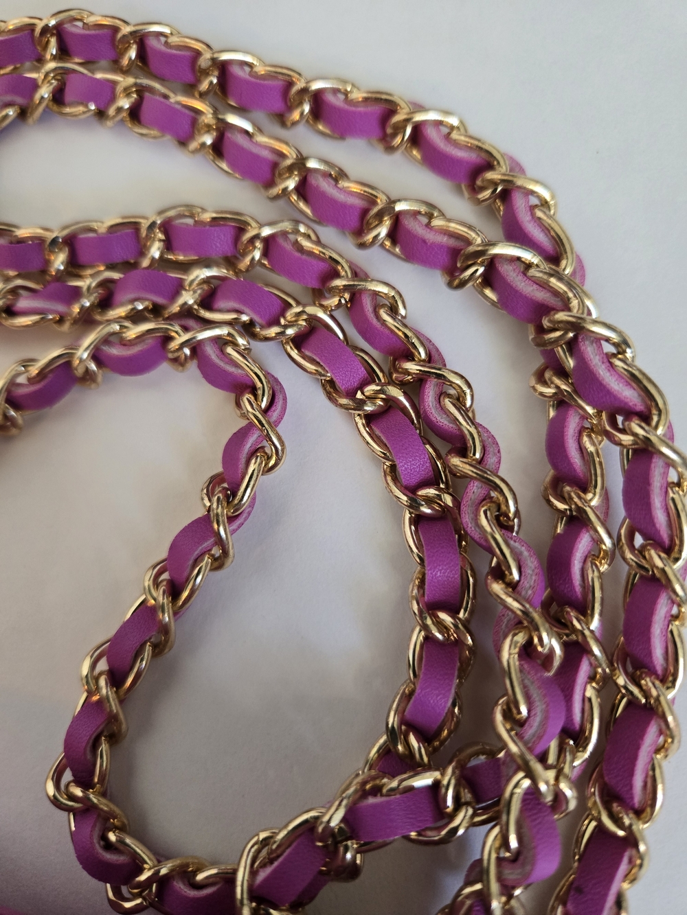 NWT bebe Sophia Quilted Grape - Chain Shoulder Vegan Bag- Edgy, Chic, Versatile. - Picture 7 of 10